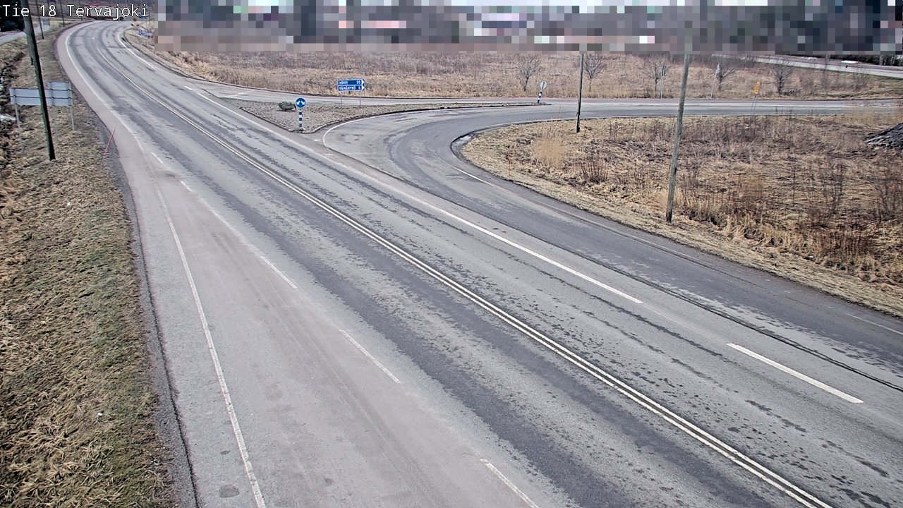 Weather Camera Image Road 18 Vaasa Vähäkyrö, Tervajoki, Vaasa, Pohjanmaa