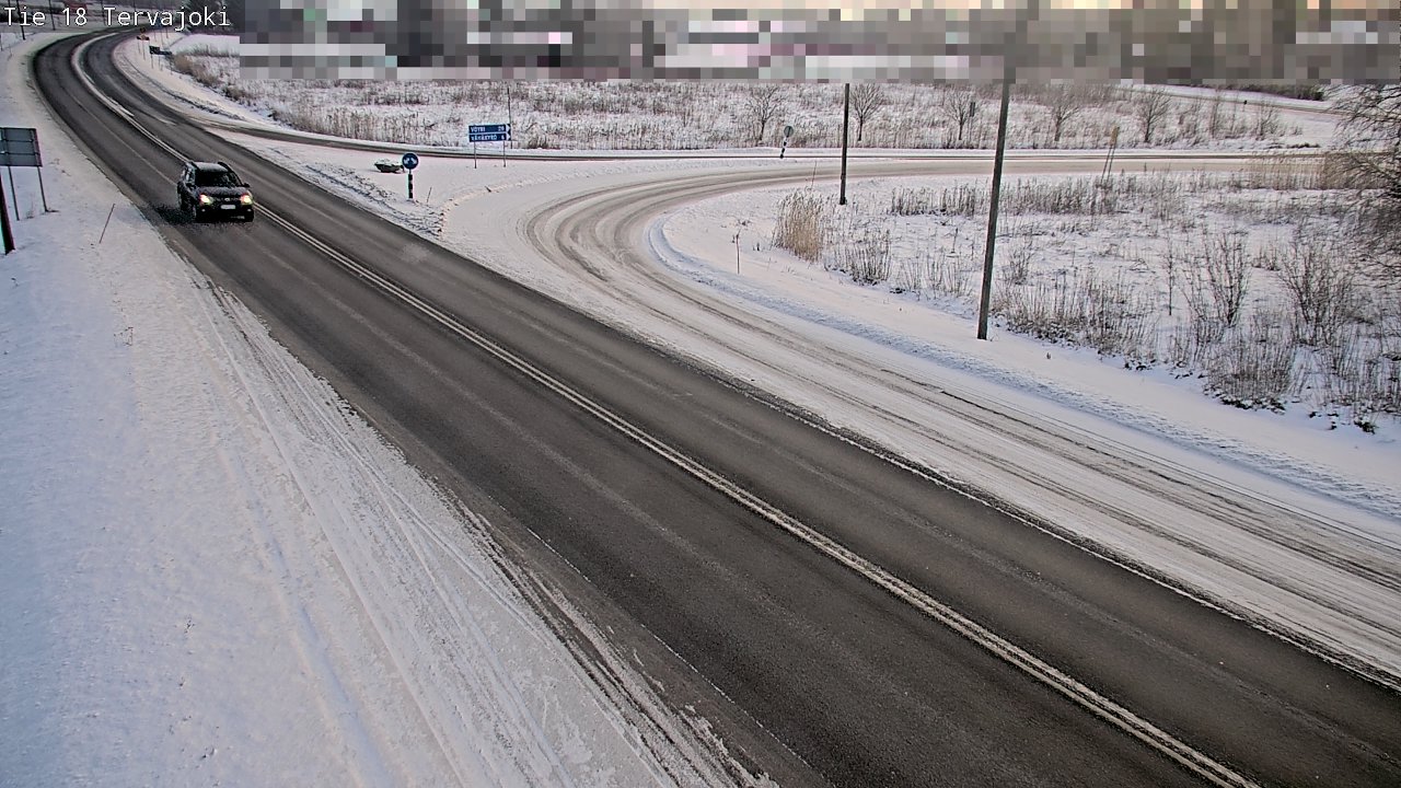 Weather Camera Image Road 18 Vaasa Vähäkyrö, Tervajoki, Vaasa, Pohjanmaa