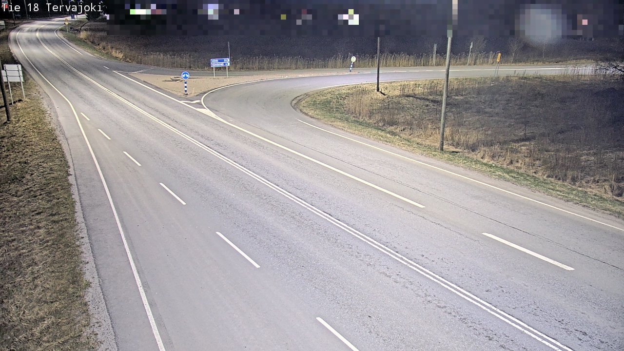 Weather Camera Image Road 18 Vaasa Vähäkyrö, Tervajoki, Vaasa, Pohjanmaa