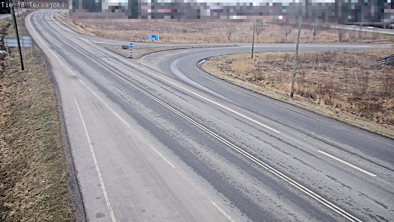 Weather Camera Image Road 18 Vaasa Vähäkyrö, Tervajoki, Vaasa, Pohjanmaa
