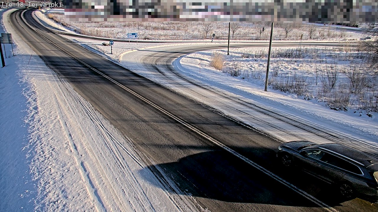 Weather Camera Image Road 18 Vaasa Vähäkyrö, Tervajoki, Vaasa, Pohjanmaa