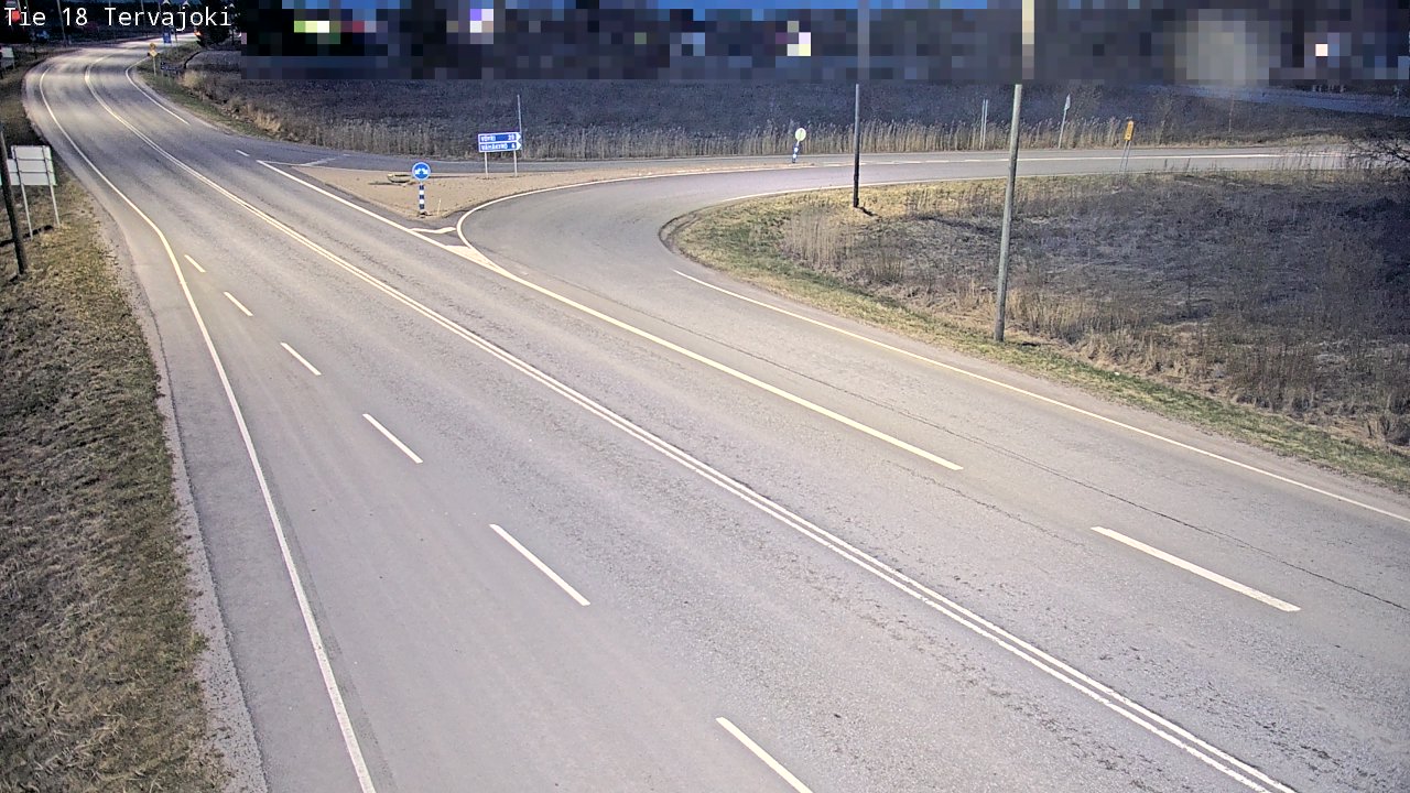 Weather Camera Image Road 18 Vaasa Vähäkyrö, Tervajoki, Vaasa, Pohjanmaa
