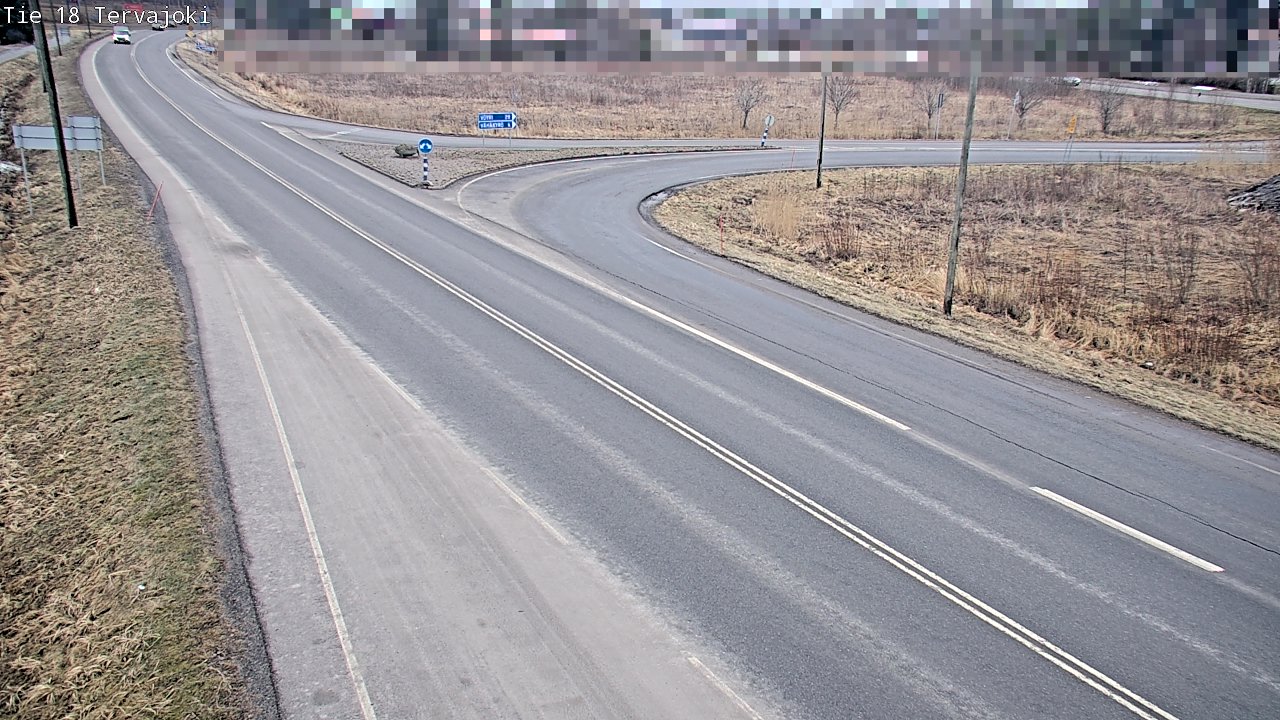 Weather Camera Image Road 18 Vaasa Vähäkyrö, Tervajoki, Vaasa, Pohjanmaa