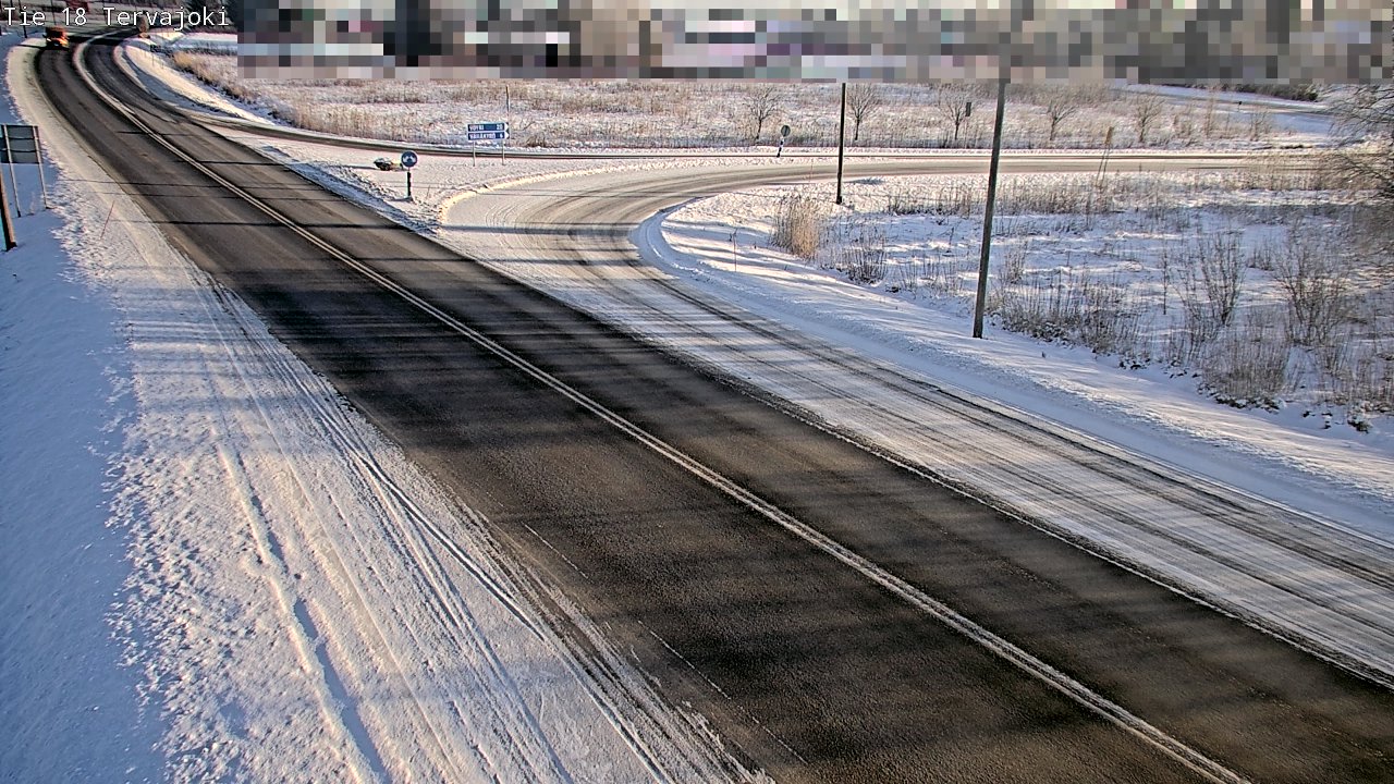 Weather Camera Image Road 18 Vaasa Vähäkyrö, Tervajoki, Vaasa, Pohjanmaa