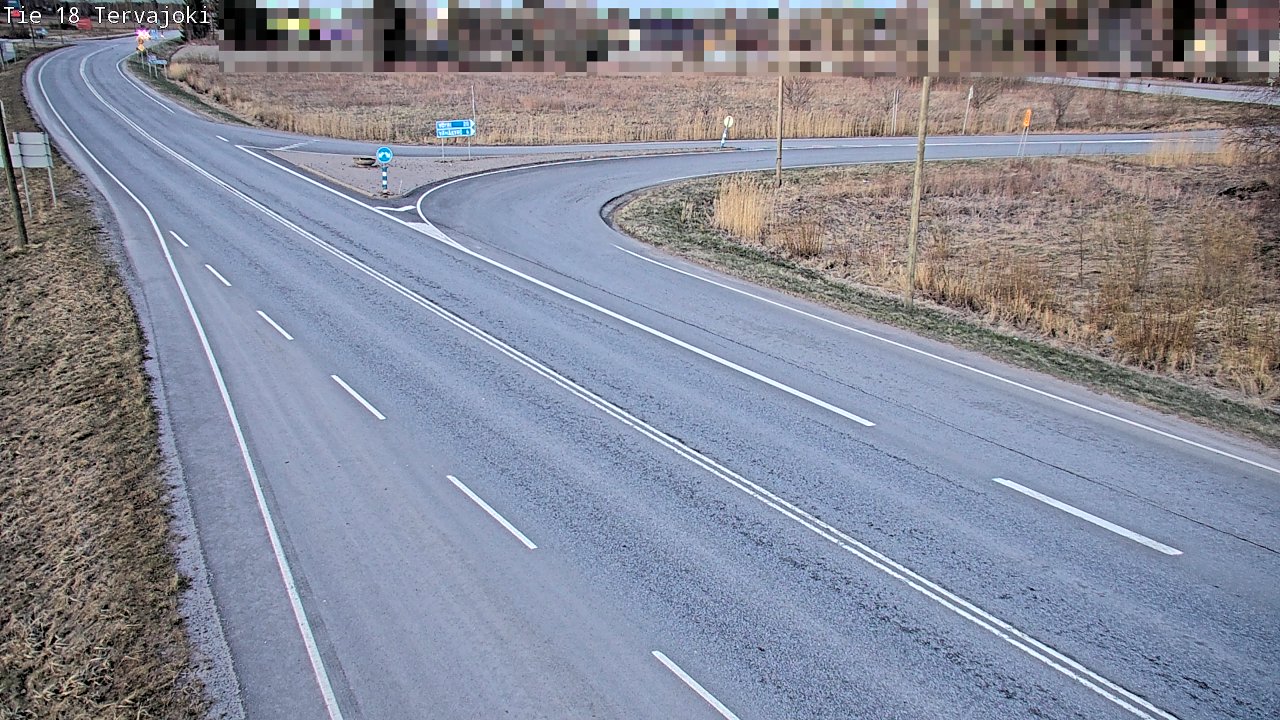 Weather Camera Image Road 18 Vaasa Vähäkyrö, Tervajoki, Vaasa, Pohjanmaa