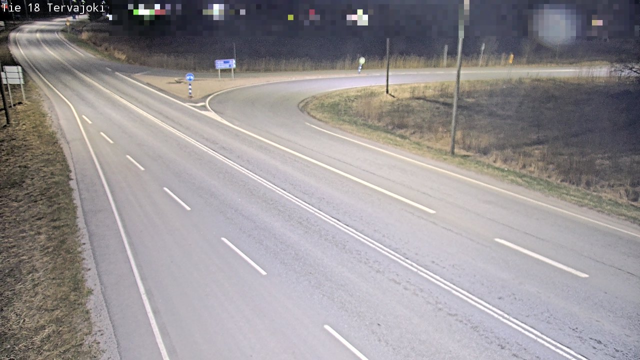 Weather Camera Image Road 18 Vaasa Vähäkyrö, Tervajoki, Vaasa, Pohjanmaa