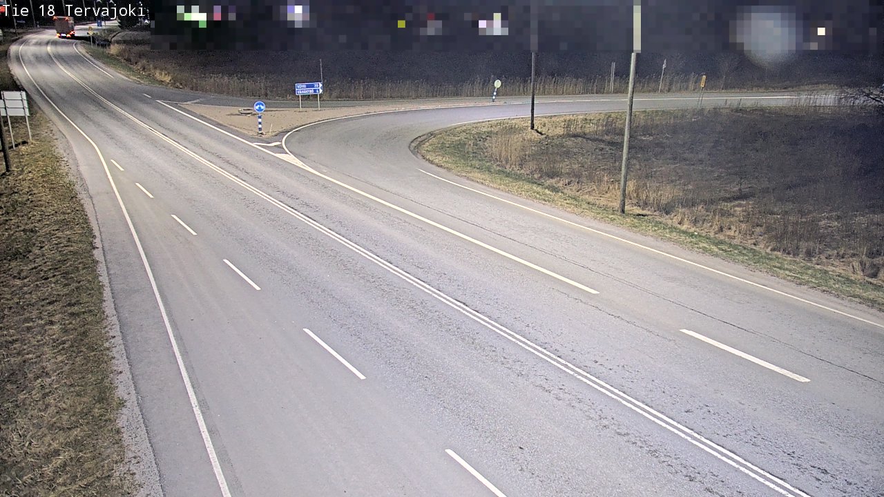 Weather Camera Image Road 18 Vaasa Vähäkyrö, Tervajoki, Vaasa, Pohjanmaa