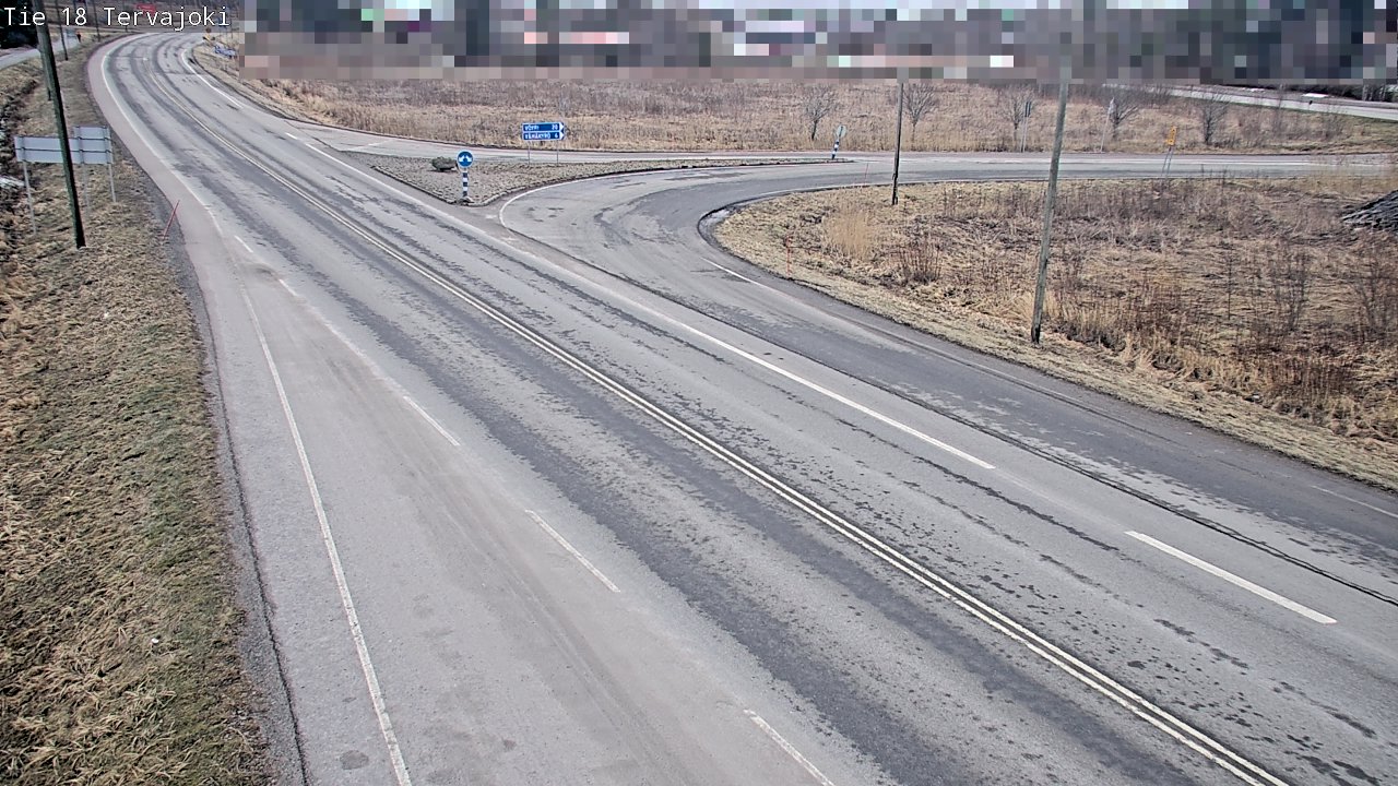 Weather Camera Image Road 18 Vaasa Vähäkyrö, Tervajoki, Vaasa, Pohjanmaa
