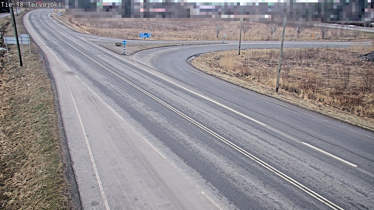 Weather Camera Image Road 18 Vaasa Vähäkyrö, Tervajoki, Vaasa, Pohjanmaa