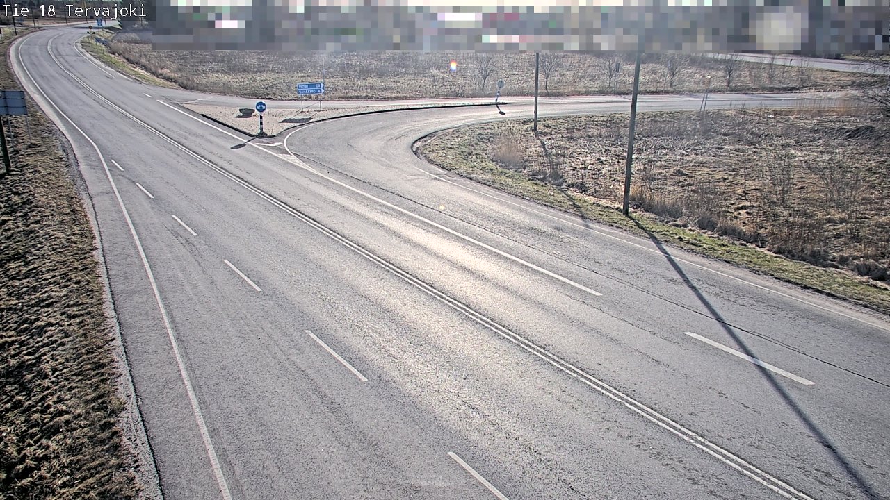 Weather Camera Image Road 18 Vaasa Vähäkyrö, Tervajoki, Vaasa, Pohjanmaa