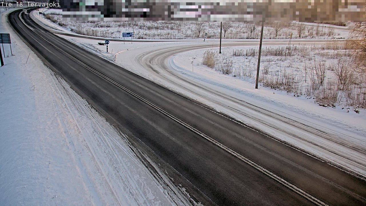 Weather Camera Image Road 18 Vaasa Vähäkyrö, Tervajoki, Vaasa, Pohjanmaa