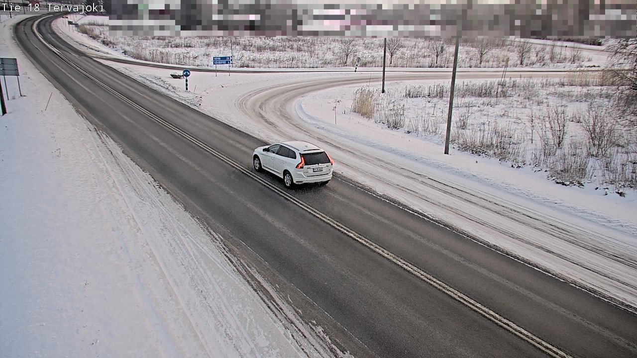 Weather Camera Image Road 18 Vaasa Vähäkyrö, Tervajoki, Vaasa, Pohjanmaa