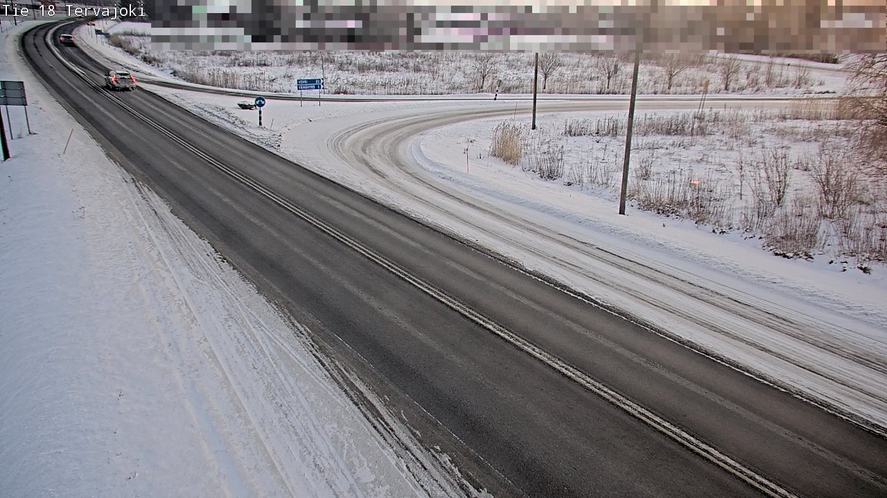 Weather Camera Image Road 18 Vaasa Vähäkyrö, Tervajoki, Vaasa, Pohjanmaa