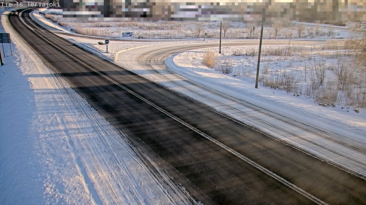 Weather Camera Image Road 18 Vaasa Vähäkyrö, Tervajoki, Vaasa, Pohjanmaa