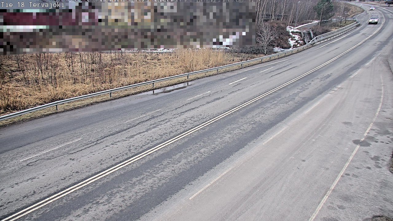 Weather Camera Image Road 18 Vaasa Vähäkyrö, Tervajoki, Vaasa, Pohjanmaa