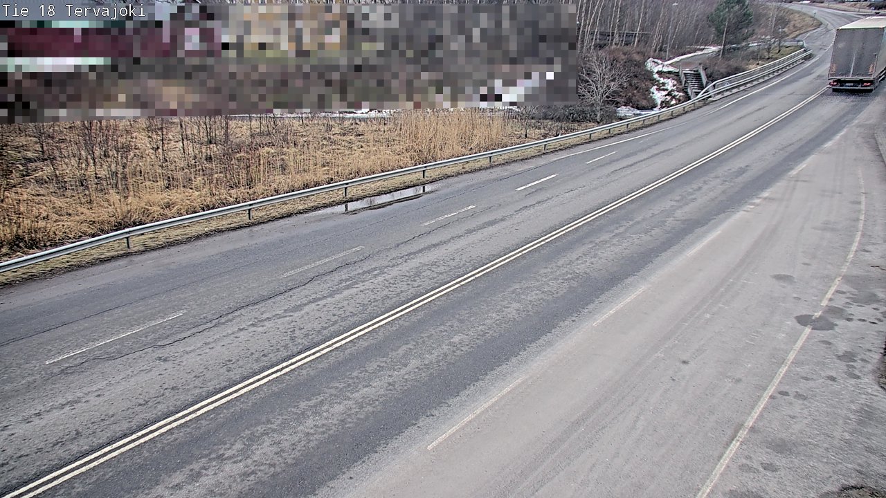 Weather Camera Image Road 18 Vaasa Vähäkyrö, Tervajoki, Vaasa, Pohjanmaa