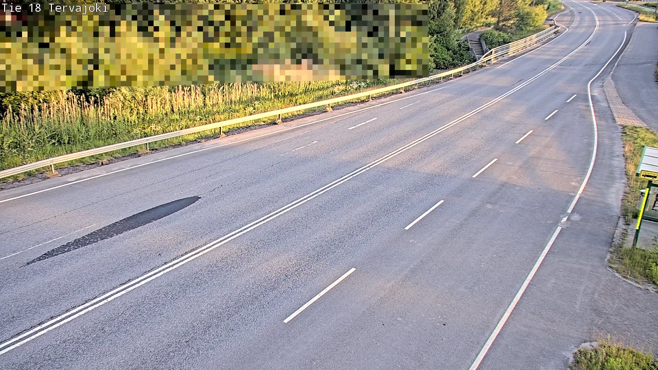 Weather Camera Image Road 18 Vaasa Vähäkyrö, Tervajoki, Vaasa, Pohjanmaa