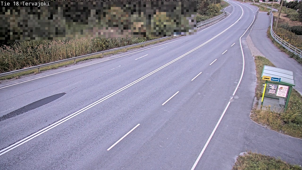 Weather Camera Image Road 18 Vaasa Vähäkyrö, Tervajoki, Vaasa, Pohjanmaa