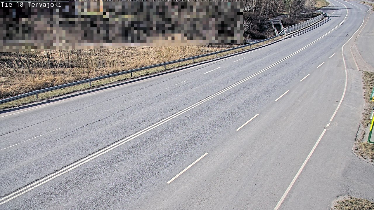 Weather Camera Image Road 18 Vaasa Vähäkyrö, Tervajoki, Vaasa, Pohjanmaa