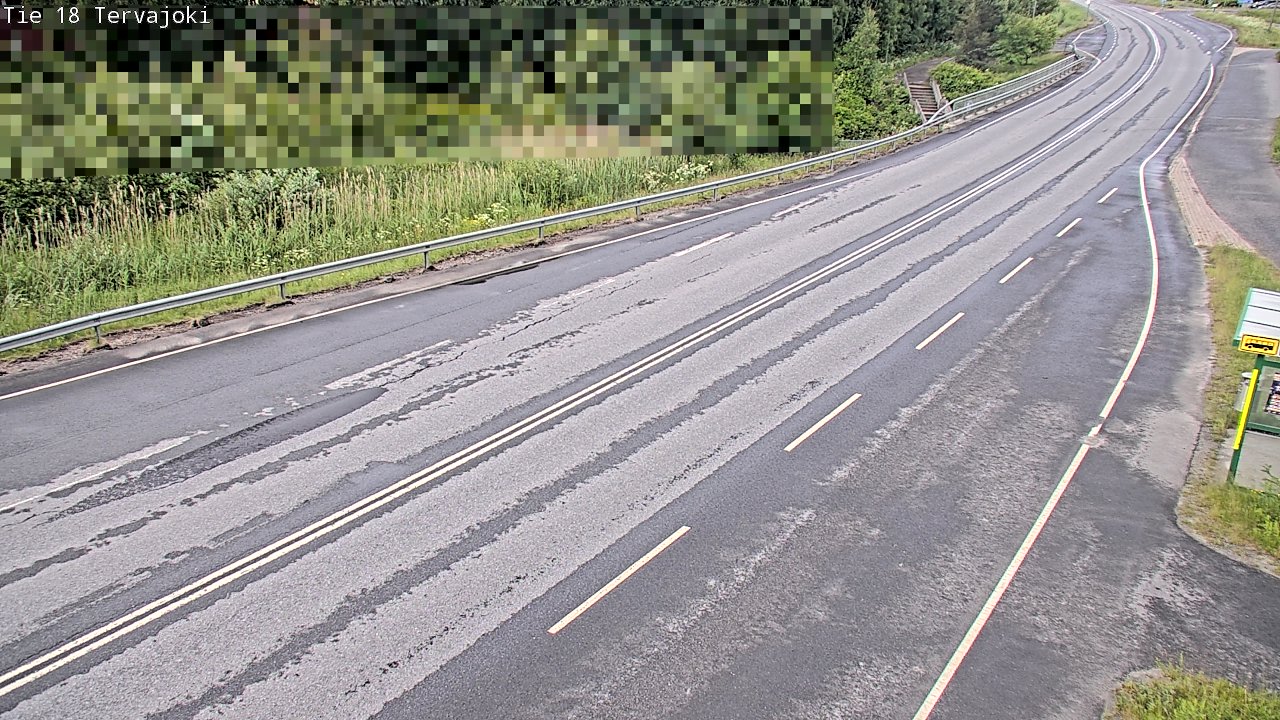 Weather Camera Image Road 18 Vaasa Vähäkyrö, Tervajoki, Vaasa, Pohjanmaa