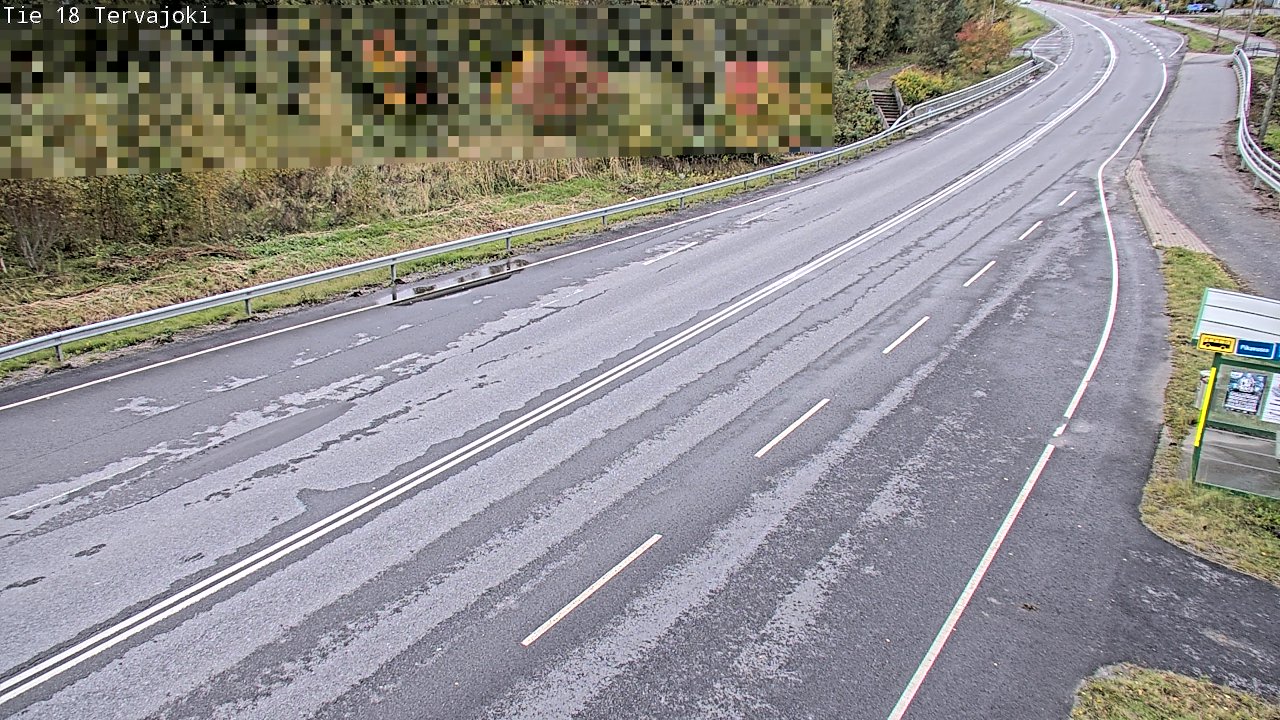 Weather Camera Image Road 18 Vaasa Vähäkyrö, Tervajoki, Vaasa, Pohjanmaa