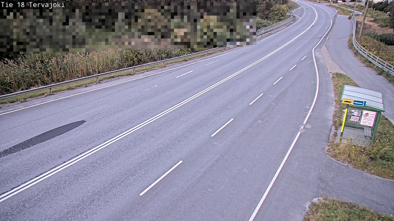 Weather Camera Image Road 18 Vaasa Vähäkyrö, Tervajoki, Vaasa, Pohjanmaa