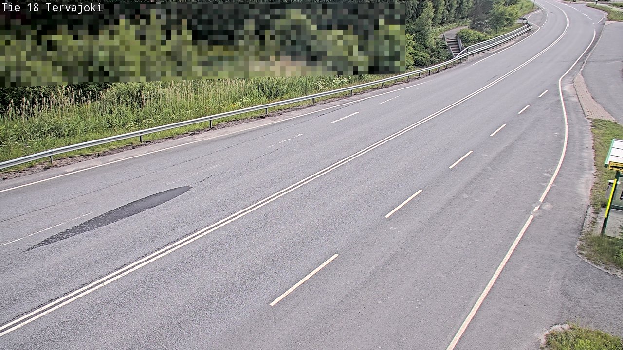 Weather Camera Image Road 18 Vaasa Vähäkyrö, Tervajoki, Vaasa, Pohjanmaa
