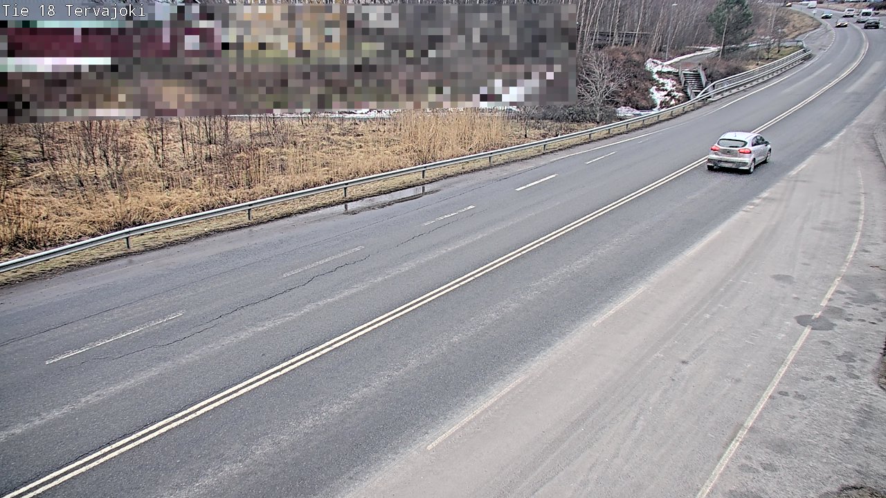 Weather Camera Image Road 18 Vaasa Vähäkyrö, Tervajoki, Vaasa, Pohjanmaa