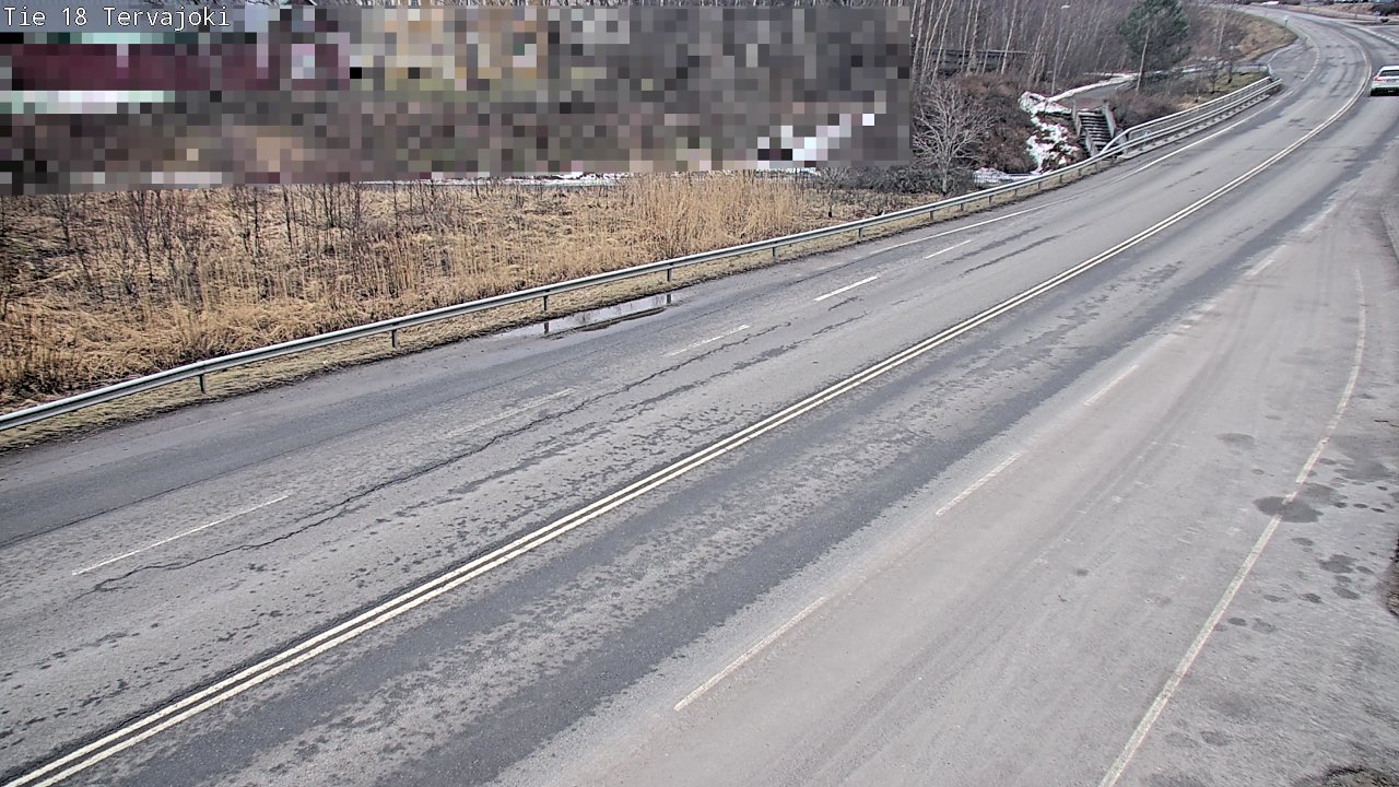 Weather Camera Image Road 18 Vaasa Vähäkyrö, Tervajoki, Vaasa, Pohjanmaa
