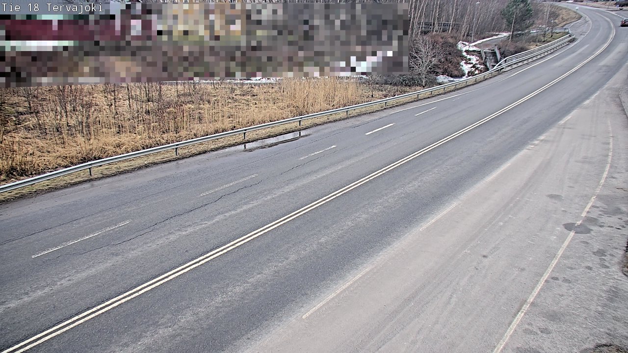 Weather Camera Image Road 18 Vaasa Vähäkyrö, Tervajoki, Vaasa, Pohjanmaa