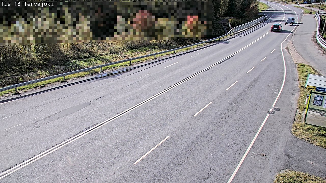 Weather Camera Image Road 18 Vaasa Vähäkyrö, Tervajoki, Vaasa, Pohjanmaa