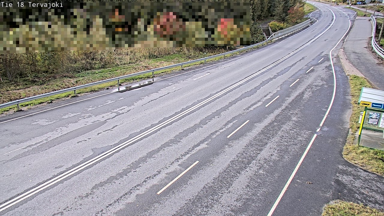 Weather Camera Image Road 18 Vaasa Vähäkyrö, Tervajoki, Vaasa, Pohjanmaa