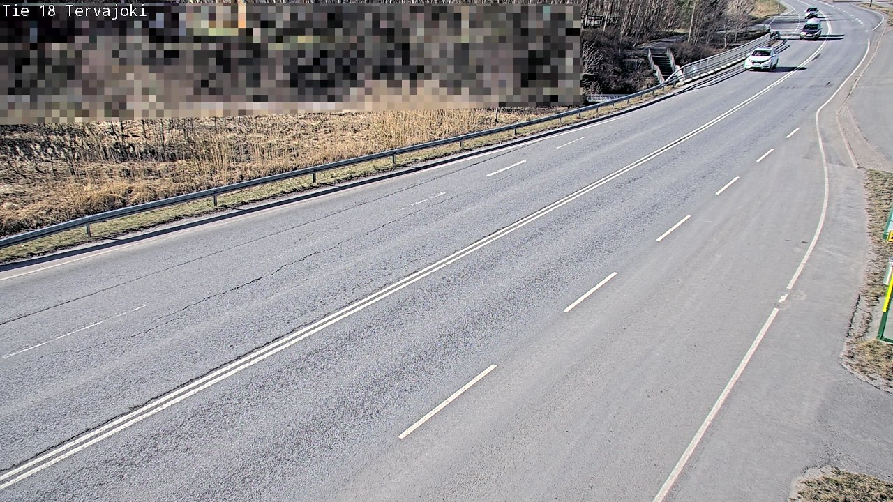 Weather Camera Image Road 18 Vaasa Vähäkyrö, Tervajoki, Vaasa, Pohjanmaa