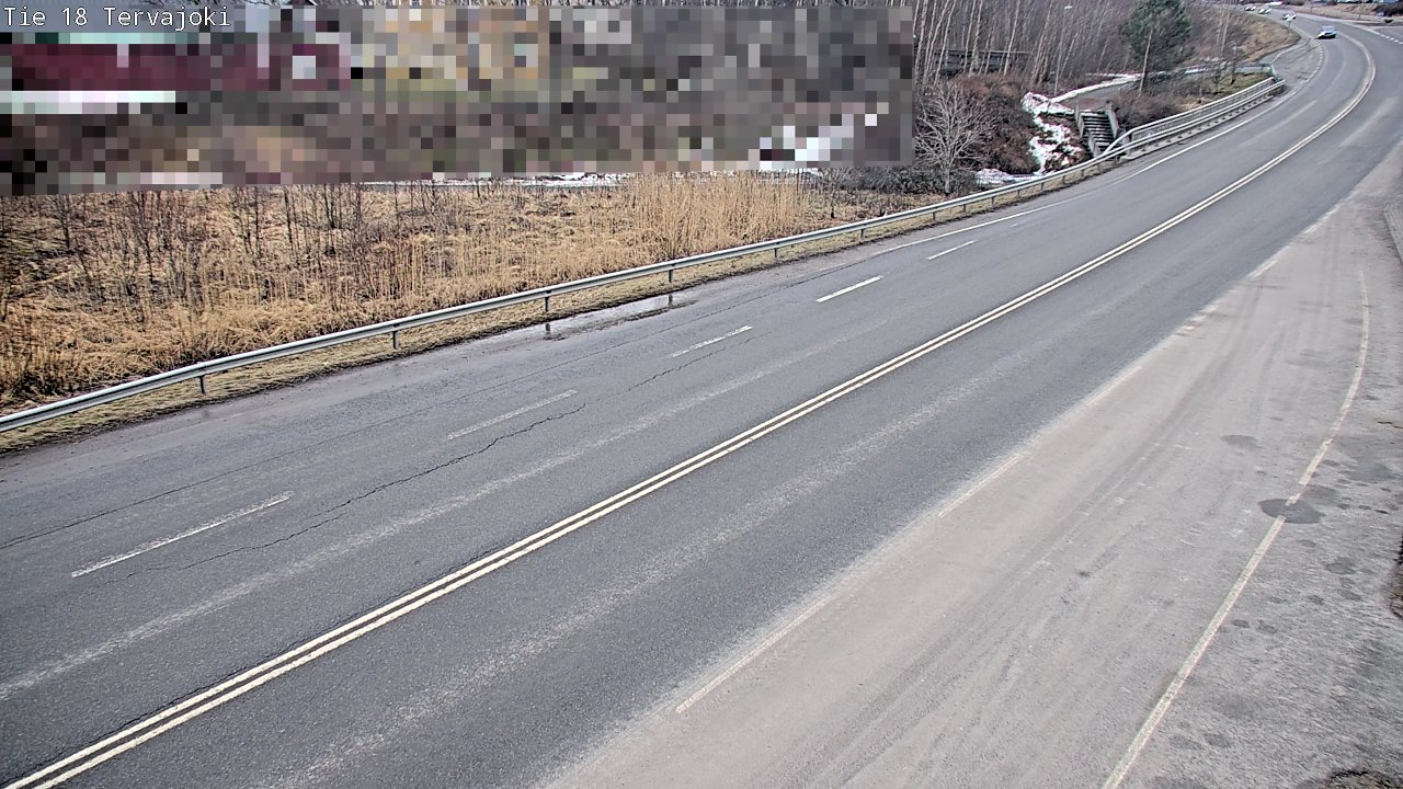 Weather Camera Image Road 18 Vaasa Vähäkyrö, Tervajoki, Vaasa, Pohjanmaa