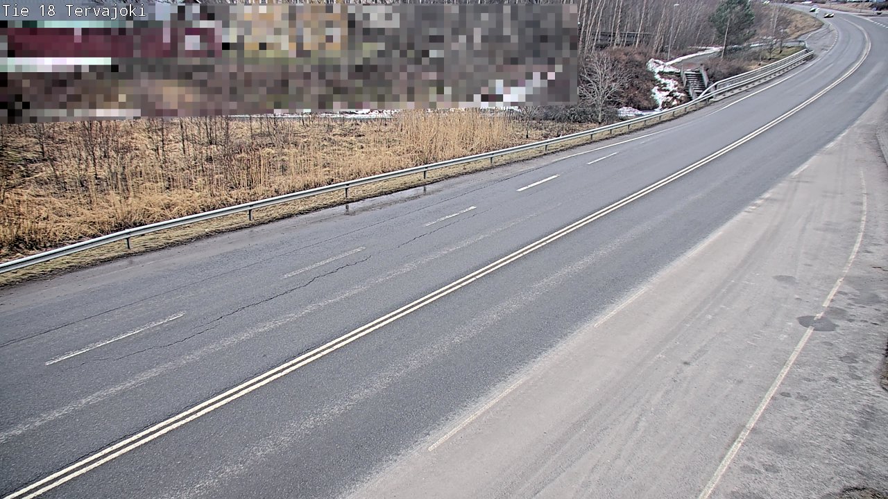 Weather Camera Image Road 18 Vaasa Vähäkyrö, Tervajoki, Vaasa, Pohjanmaa