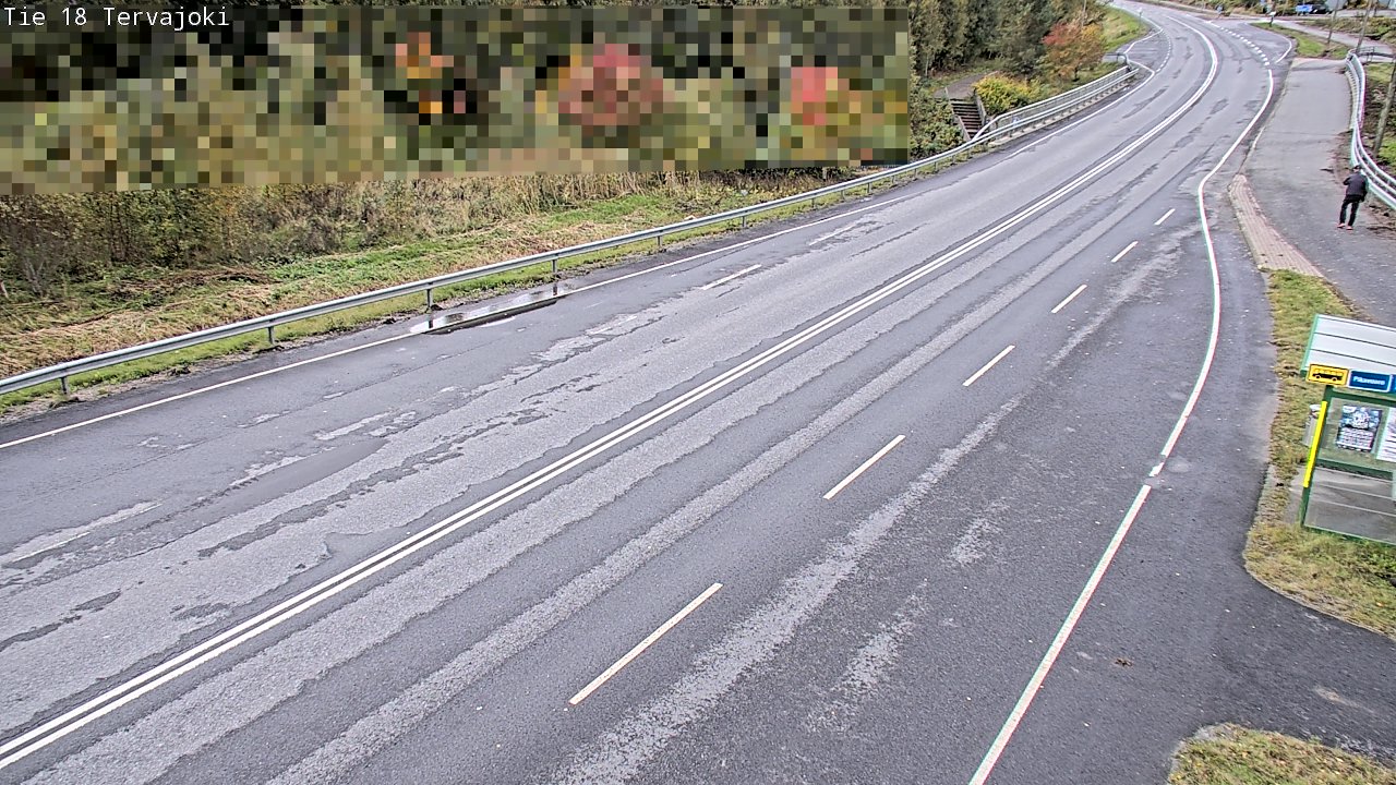 Weather Camera Image Road 18 Vaasa Vähäkyrö, Tervajoki, Vaasa, Pohjanmaa