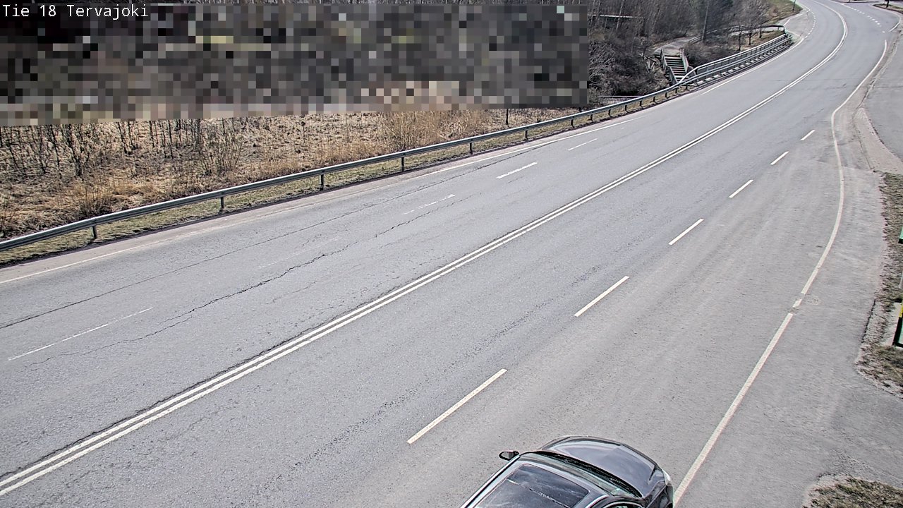Weather Camera Image Road 18 Vaasa Vähäkyrö, Tervajoki, Vaasa, Pohjanmaa