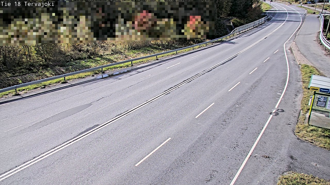Weather Camera Image Road 18 Vaasa Vähäkyrö, Tervajoki, Vaasa, Pohjanmaa