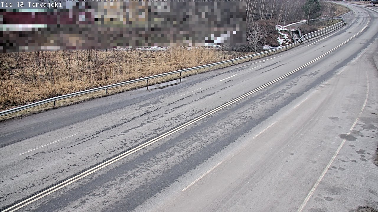Weather Camera Image Road 18 Vaasa Vähäkyrö, Tervajoki, Vaasa, Pohjanmaa
