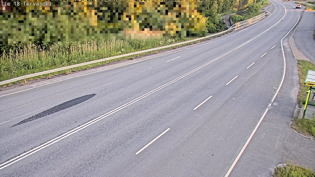 Weather Camera Image Road 18 Vaasa Vähäkyrö, Tervajoki, Vaasa, Pohjanmaa