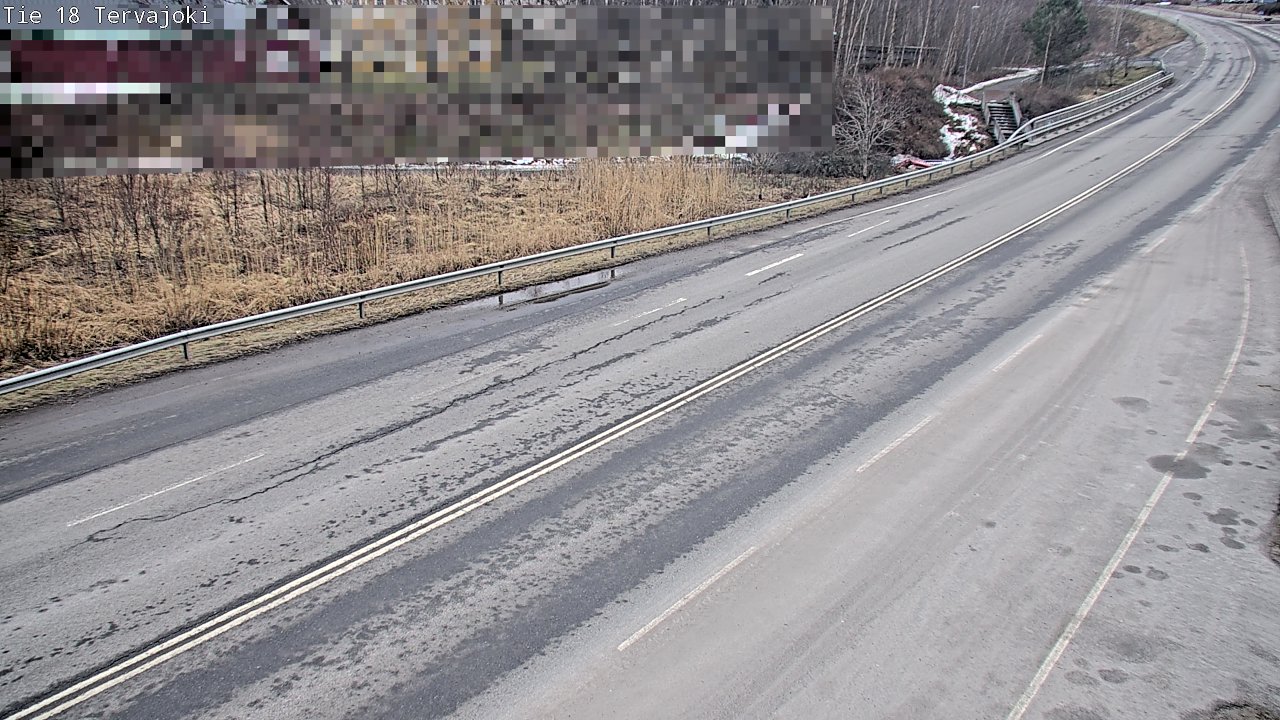 Weather Camera Image Road 18 Vaasa Vähäkyrö, Tervajoki, Vaasa, Pohjanmaa