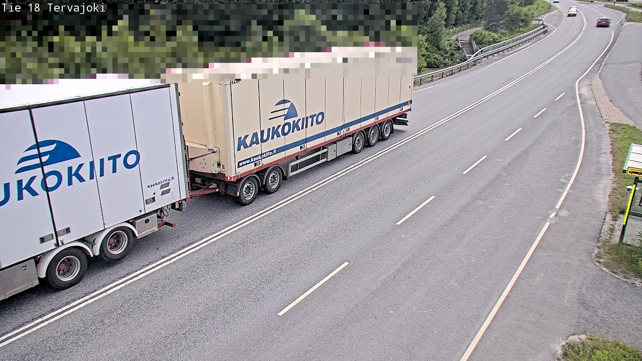 Weather Camera Image Road 18 Vaasa Vähäkyrö, Tervajoki, Vaasa, Pohjanmaa