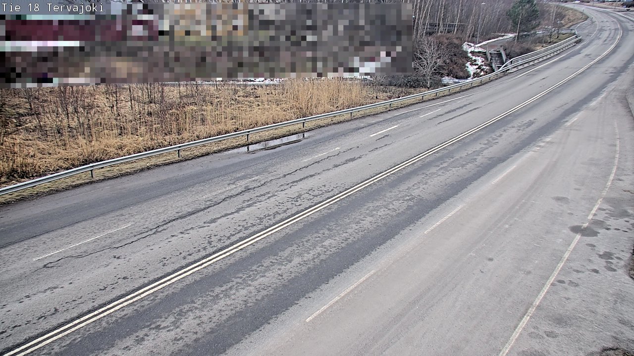 Weather Camera Image Road 18 Vaasa Vähäkyrö, Tervajoki, Vaasa, Pohjanmaa