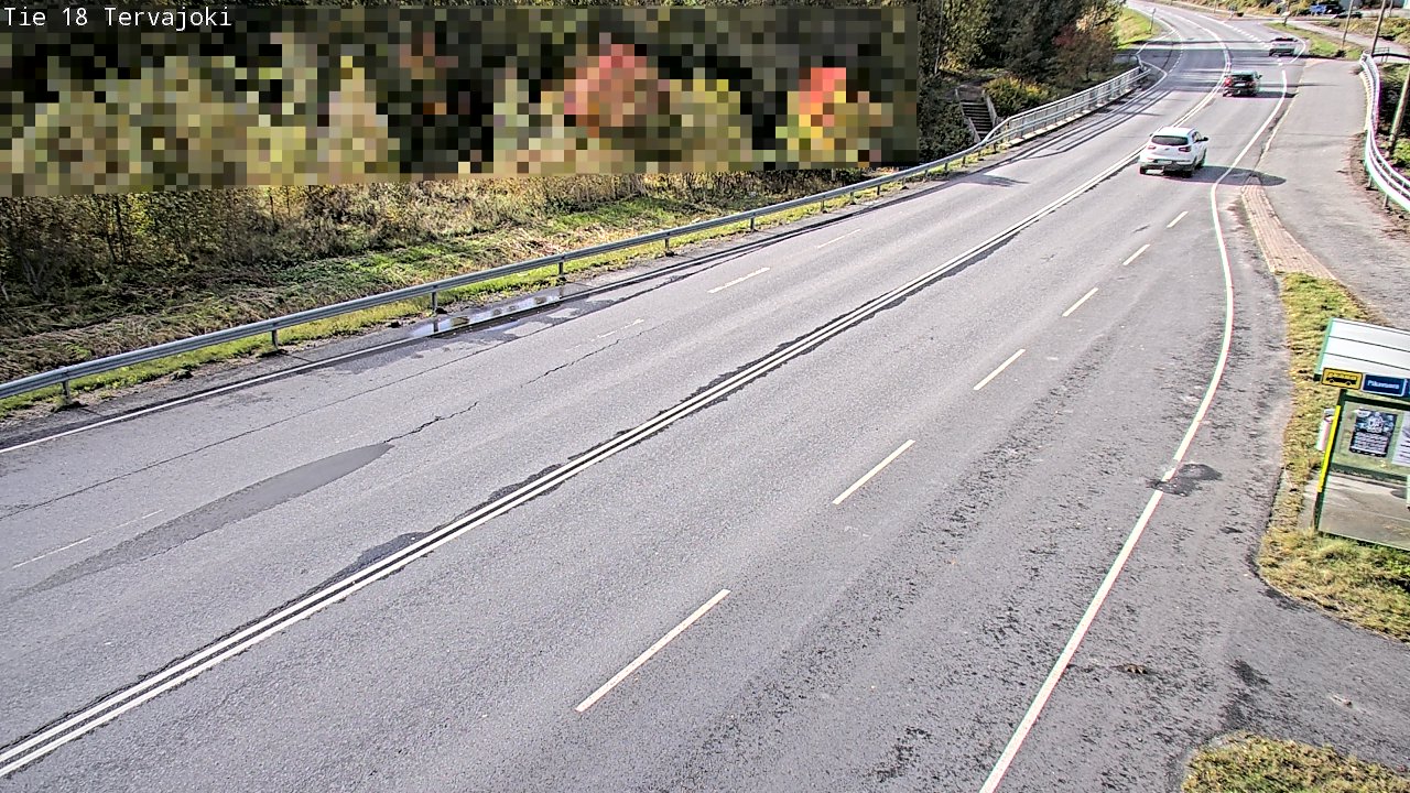 Weather Camera Image Road 18 Vaasa Vähäkyrö, Tervajoki, Vaasa, Pohjanmaa