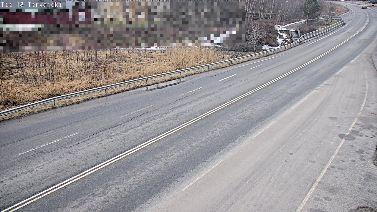 Weather Camera Image Road 18 Vaasa Vähäkyrö, Tervajoki, Vaasa, Pohjanmaa