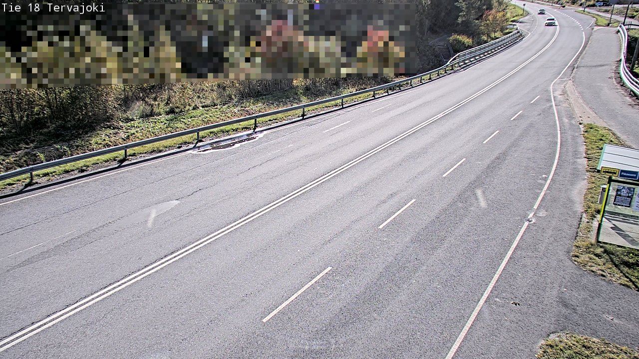 Weather Camera Image Road 18 Vaasa Vähäkyrö, Tervajoki, Vaasa, Pohjanmaa