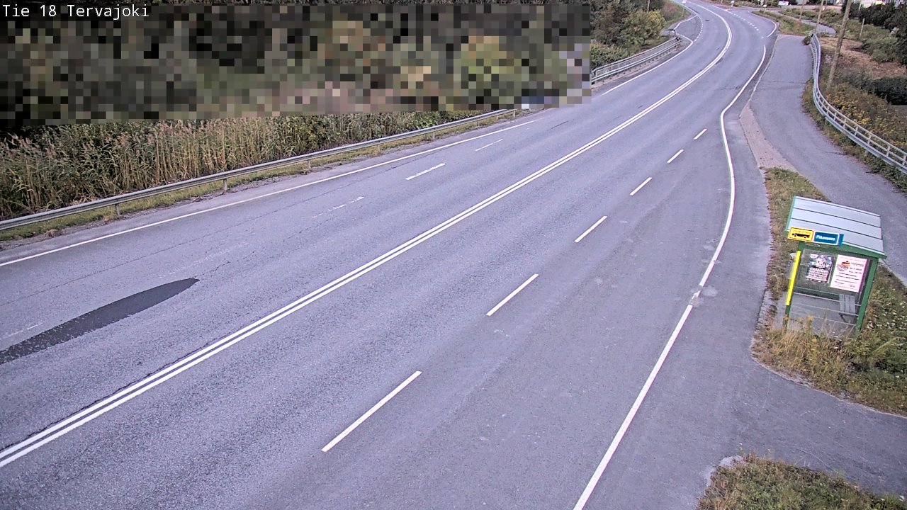Weather Camera Image Road 18 Vaasa Vähäkyrö, Tervajoki, Vaasa, Pohjanmaa