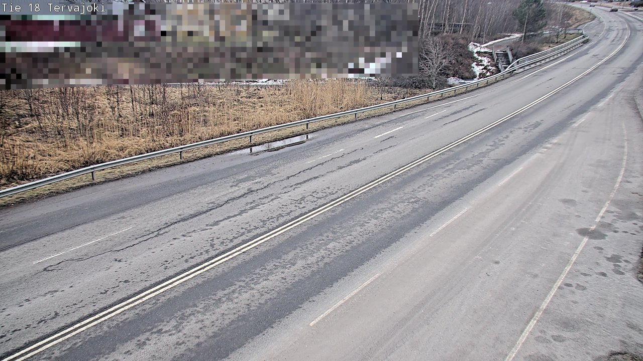 Weather Camera Image Road 18 Vaasa Vähäkyrö, Tervajoki, Vaasa, Pohjanmaa