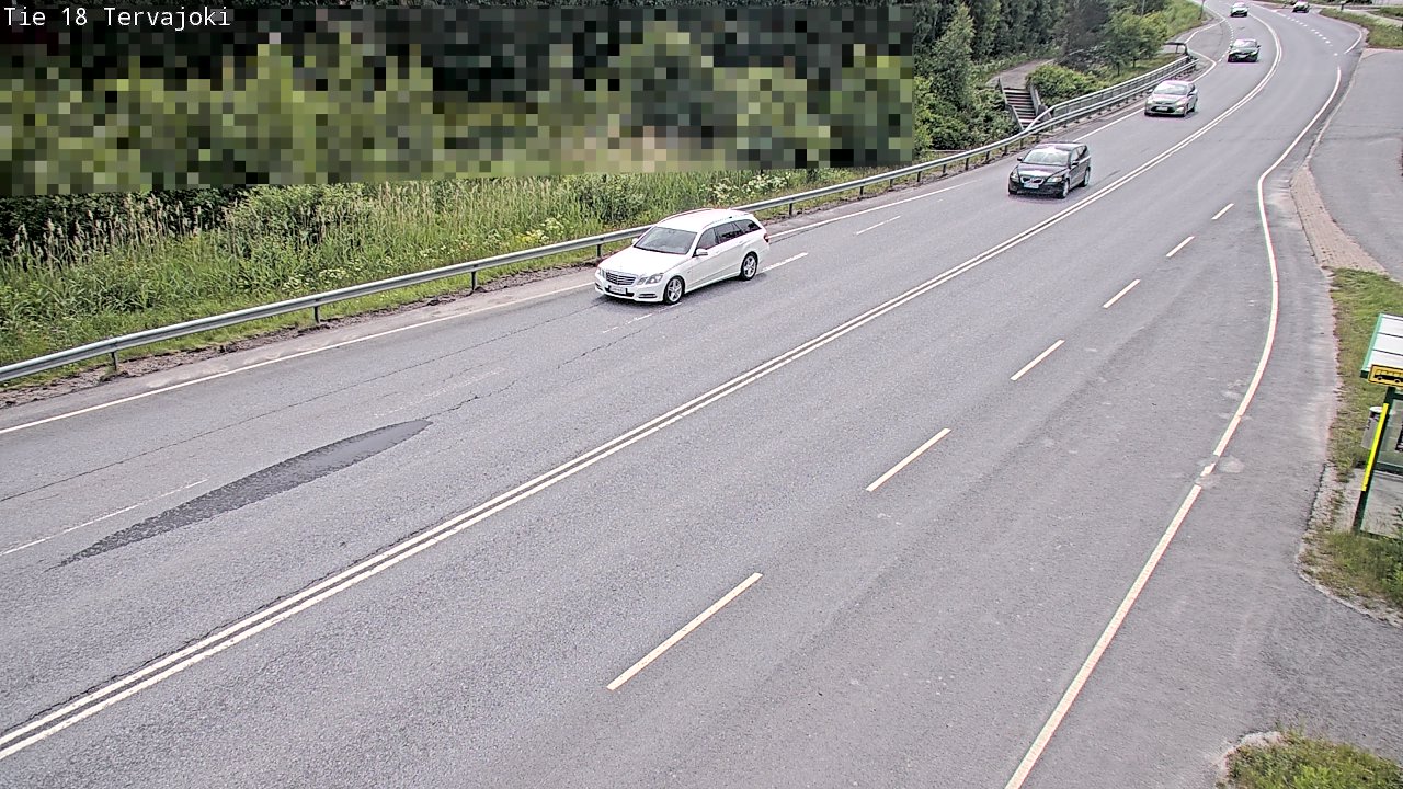 Weather Camera Image Road 18 Vaasa Vähäkyrö, Tervajoki, Vaasa, Pohjanmaa