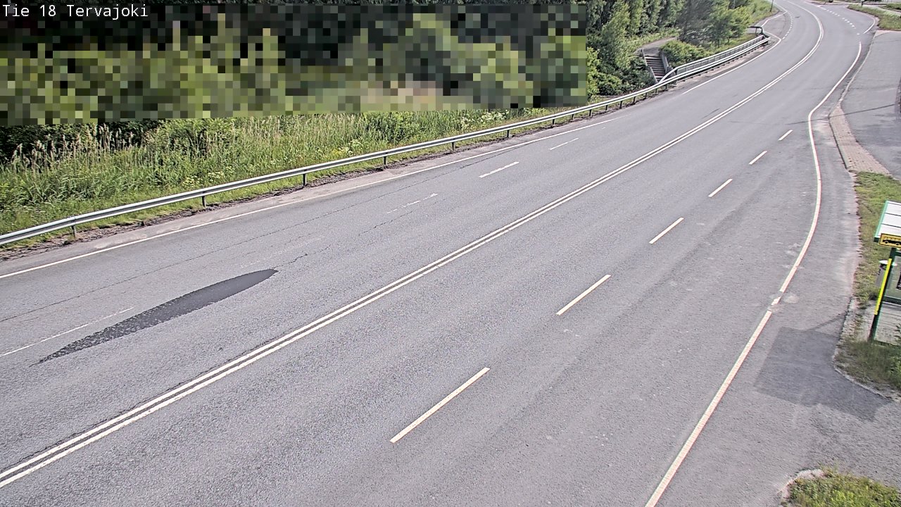 Weather Camera Image Road 18 Vaasa Vähäkyrö, Tervajoki, Vaasa, Pohjanmaa